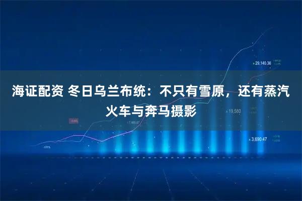 海证配资 冬日乌兰布统：不只有雪原，还有蒸汽火车与奔马摄影