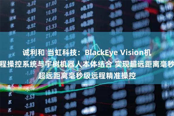 诚利和 当虹科技:BlackEye Vision机器人超远距离远程操控系统与宇树机器人本体结合 实现超远距离毫秒级远程精准操控